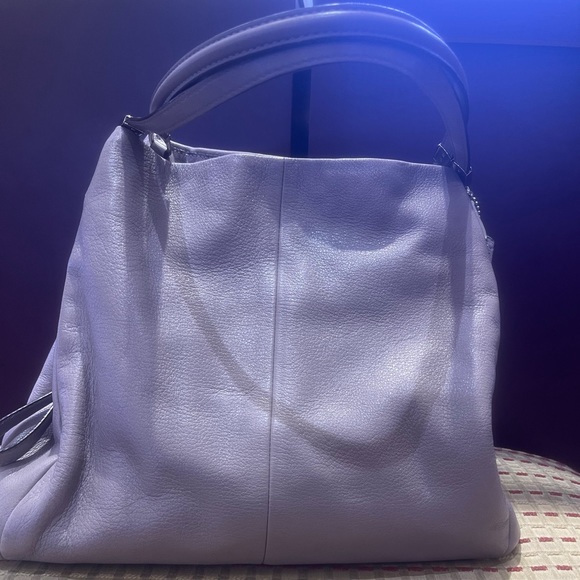 Coach Madison phoebe bag like new ! Dusty grey/lavender color. Beautiful! - Picture 4 of 17